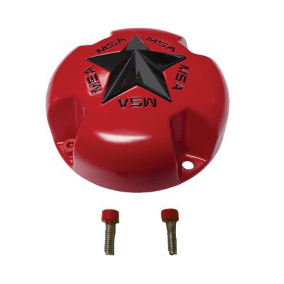 (MSA CAP-R) Red Star Bolt-On Center Cap