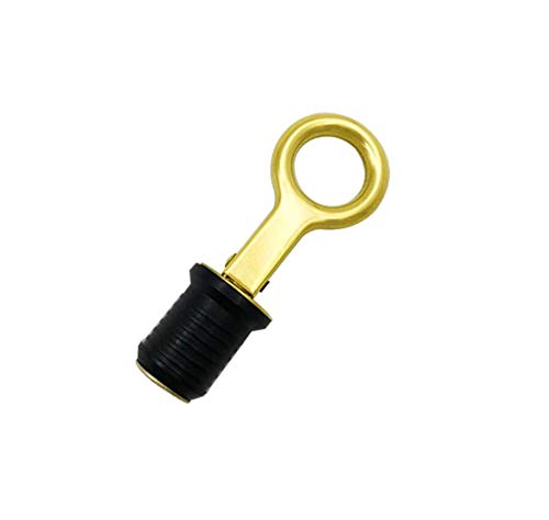 DollaTek Drain Plug 1-1/4-Inch Snap Brass