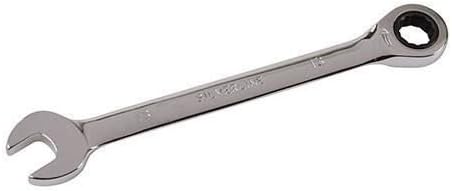 ToWorld(TM) Silverline Fixed Head Ratchet Metric Spanner Open End Ring Combination 13mm