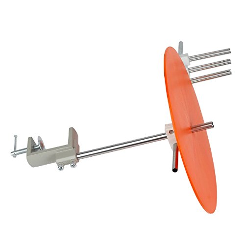 HONEYSEW Sewing Machine Binding & Tape Holder Reel With Mounting Clamp 10inch Disc