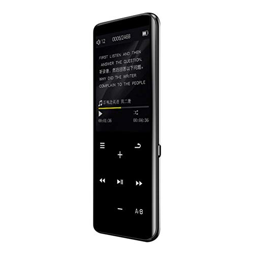 Jannyshop 16G MP4 Player with Bluetooth 4.2 FM Touch Screen HiFi MP3 TF Card Recorder Pen Radio Audio Adapter