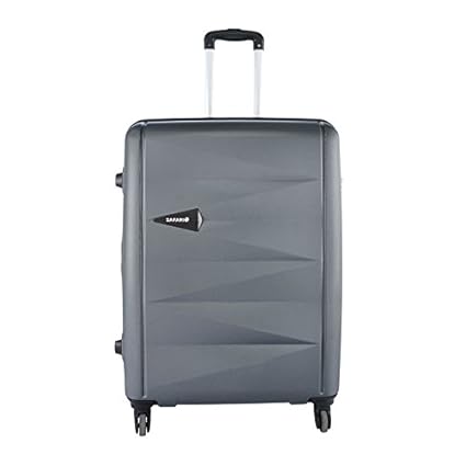 Safari Polycarbonate 54 cms Grey Hardsided Suitcase (DrawExpandable-55-Gunmetal-4wh)