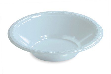 Pastel Blue (Light Blue) Plastic Bowls