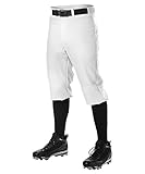 Alleson Men's Knicker Baseball Pant , White, M