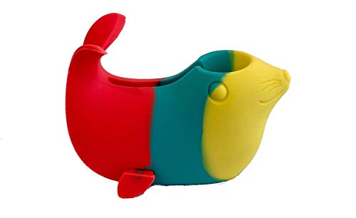 Baby Bath Safety Product Spout Cover Offers a Silicone Bath Faucet Cover for Your Bathtub Great for Baby Bath Safety & Baby Bath Toys Colorful Elephant Bathtub Faucet Extender (Rainbow Whale)
