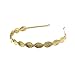 Cute Silk Cat Ears Wired Headband (gold)