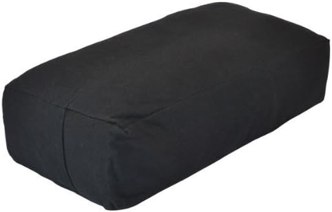 Flex Yoga Rectangular Yoga Bolster, Black