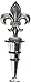 Thirstystone Wine Stopper, Fleur de Lis, Silver