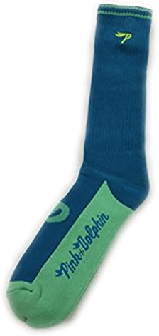 Pink Dolphin P Socks (one size fits all, Blue)