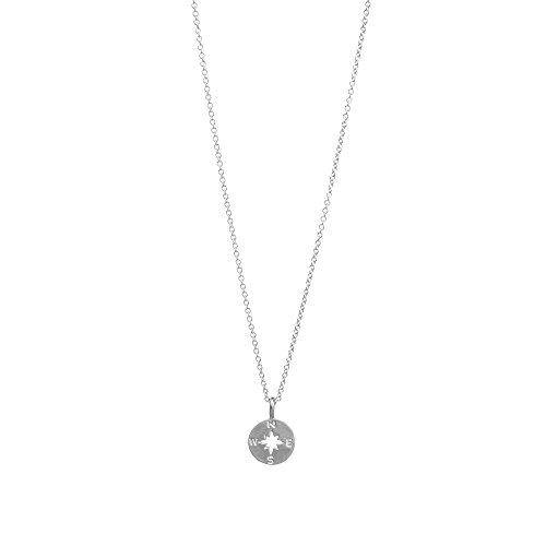 QXFQJT Sun Compass Necklace Best Friend Anchor Horseshoe Deathly Hallow Pendant Chain Necklace with Meaning Cards