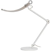 BenQ e-Reading Desk Lamp - Ultrawide and Bright Lighting, Dimmable, Dual Smart Mode, Adjustable Arm, Auto-dimming, High CRI, Eye-Caring Lamp for Home Office, Reading, Study, Craft, Matte Gold