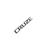 3d Emblem CRUZE for CHEVROLET CRUZE Chrome with Black Replacement