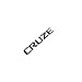 3d Emblem CRUZE for CHEVROLET CRUZE Chrome with Black Replacement