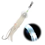 Dr.Fish Saltwater LED Fishing Lures 6 Inch Squid