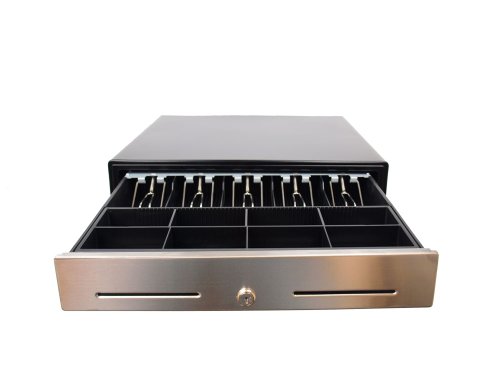 ANGEL POS 18" Cash Drawers 18-Inch POS Cash Drawer with Stainless Steel Front Cash Register