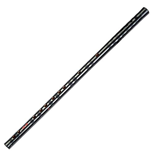 Zyj C D E F G Key Bamboo Flute Chinese Traditional Musical Instrument Black Vertical Woodwind Instrument (Size : C Tone) - Thumbnail 7