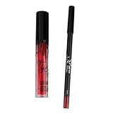 FOrU Lip Liner Makeup Tool Matte Liquid Lipstick&Lip Liner Lip Gloss Kit Set
