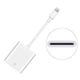 Upgraded SD Card Camera Reader Adapter Trail Game Camera Card Viewer Reader for iPhone 5/5s/6/6s/6 Plus/7/7s/7 Plus/iPad Mini/Air