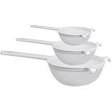 Culina Nylon Mesh Strainer Set of 3-4 in, 5½ in. and 7 in.