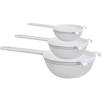 Culina® Nylon Mesh Strainer Set of 3-4 in, 5½ in. and 7 in.