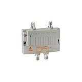 Electroline EDA-2200 2-Port Cable TV HDTV Signal Booster/Amplifier (Retail Package with 5-Year Warranty), Incl. Terminator for unused ports