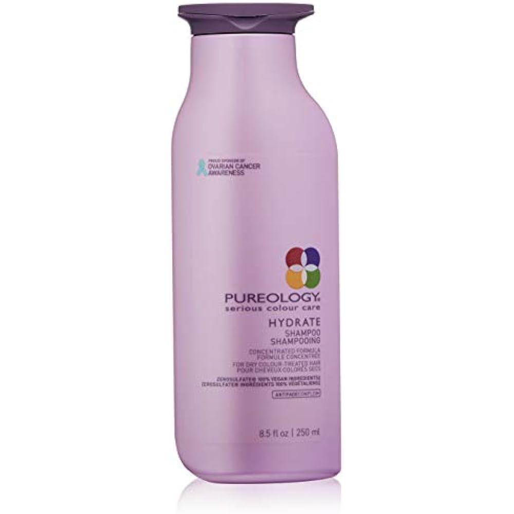 Pureology Hydrate Moisturizing Shampoo For Color Treated Hair, 8.5 Fl