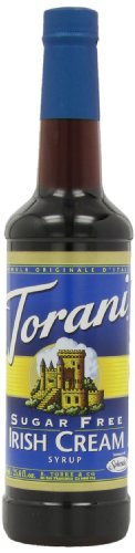 TORANI SUGAR-FREE SYRUP, IRISH CREAM, 25.4-OUNCE BOTTLES