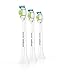 Philips Sonicare DiamondClean replacement toothbrush heads, HX6063/64, White 3 count