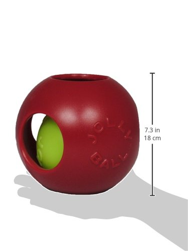 Jolly Pets 8-Inch Teaser Ball, Red