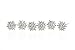 Set of 6 Rhinestone Crystal Starburst Bridal Weddng Hair Pins H113