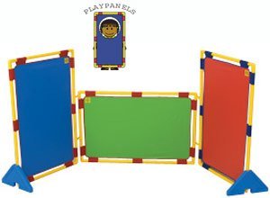 Children's Factory Rectangular Rainbow Set of Three PlayPanels