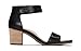 Vionic Women's Solana Block Heels- Ladies Adjustable Heel Sandals with Concealed Orthotic Support Black 8 M US