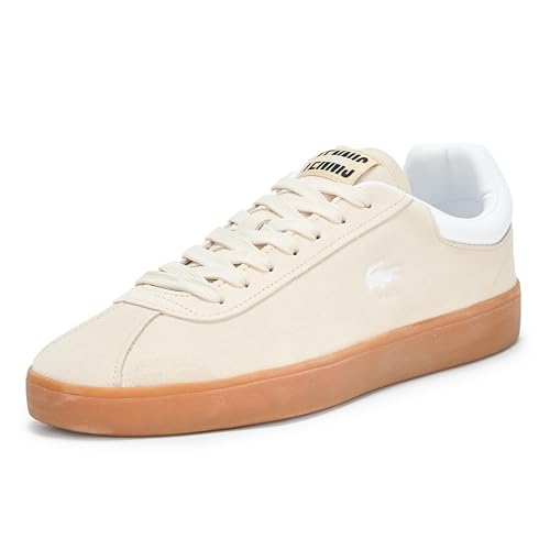 Lacoste Womens Baseshot Sneaker, Off WHT/Gum, 7