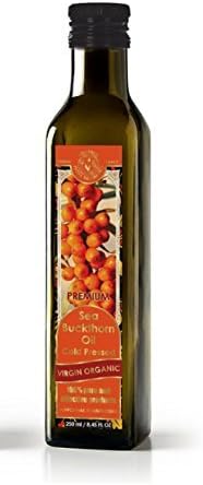 Sea Buckthorn Oil Cold Pressed Virgin Organic 8.45 FL OZ/ 250ml by Flora Aromatics