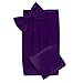 HDE Purple Cummerbund, Bow Tie, Pocket Square for Men Satin Tuxedo Set