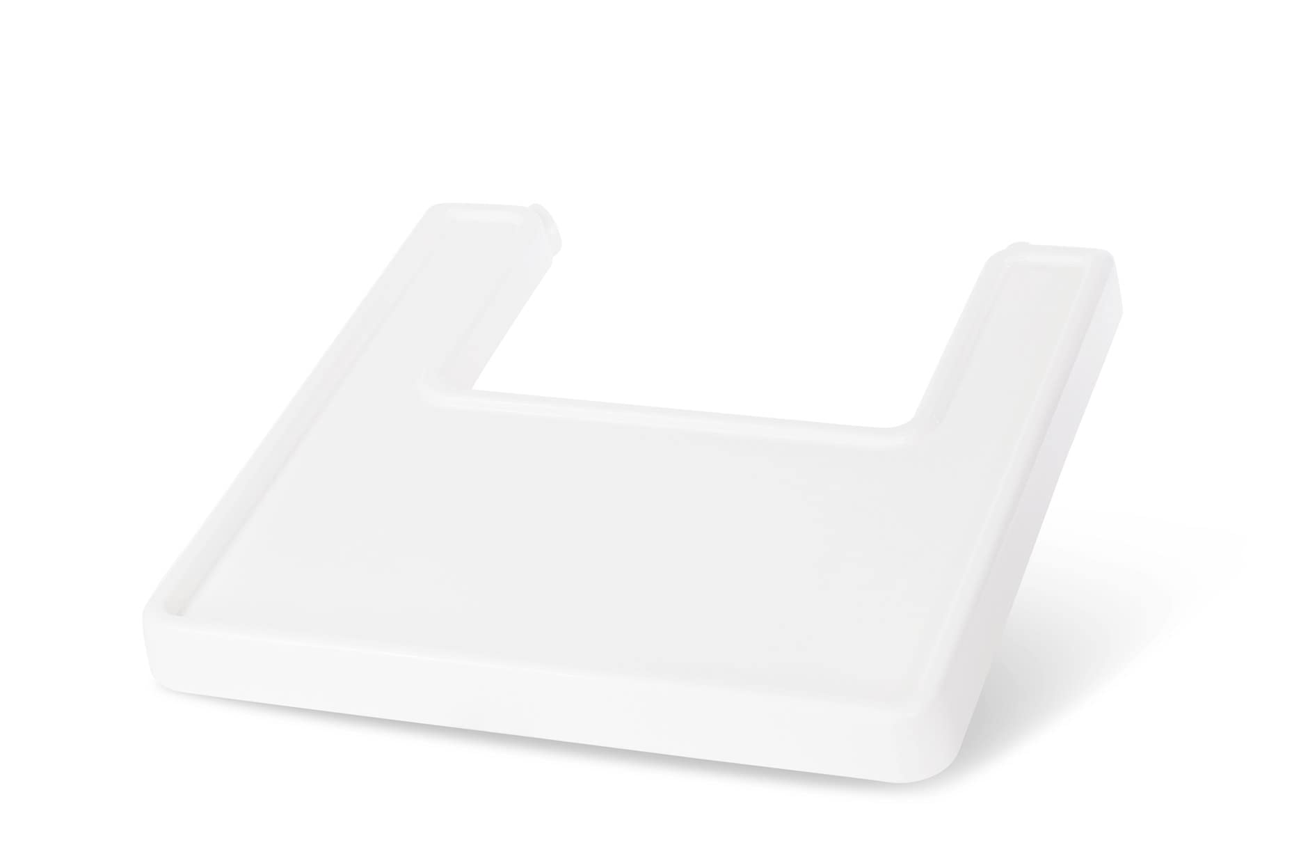 Antilop Tray for Baby High Chair White with High Edge