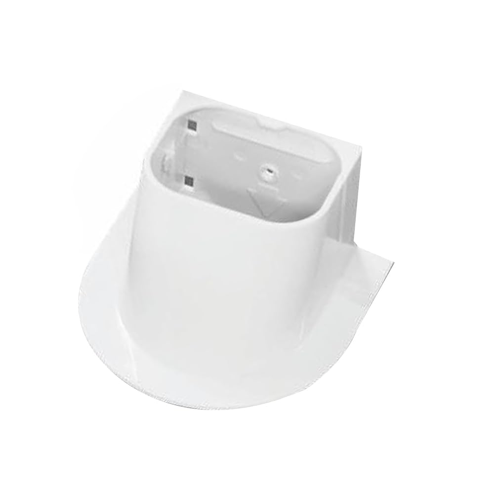 Photo 1 of Cestluck Mini-Split Line Set Cover Parts: 90° Entry Wall Cover 3" Line Hide Accessories for Mini Split Central AC HVAC Heating System - Waterproof Outdoor PP Pipe Cover