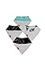 Bandana Drool Bibs(Baby) for Teething for Boys, Girls, or Unisex 4 Pack Set
