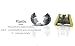 2 Pieces Hair Cuff Women Plastic Hair Clips Ponytail Hair Cuff Headwear Hair Holder Girl(Silver&Gold)