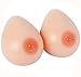 Megularlo Silicone Prosthesis Breast Forms Mastectomy Enhancers, Nude Color, B Cup(600g/Pair)
