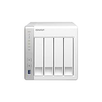 QNAP TS-431+-US 4-bay Personal Cloud NAS with DLNA, mobile apps and AirPlay support. ARM Cortex A15 1.4GHzDual Core, 1GB RAM (TS-431+-US)
