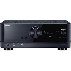 Yamaha Receiver RX-V4A zwart – netwerkontvanger met MusicCast surround-geluid, gaming-specifieke functies en voice…