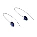 NOVICA Agate .925 Sterling Silver Drop Earrings 'Wondrous Galaxy'