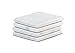 Elegant White Marble Coasters Set of 4 – Absorbent Square Coasters for Drinks – Perfect Home Decor and Table Decor – Coaster with Cork Bottom for Desk or Table - Size 4