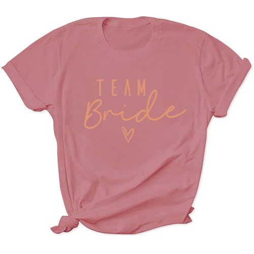 WOOD MEETS COLOR Bride Team T-Shirt, Mädchen T-Shirt, Bridesmaid T-Shirt (S-2XL)