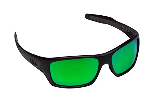 New SEEK Replacement Lenses Oakley TURBINE - Polarized Green Mirror