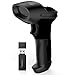 Inateck Barcode Scanner Wireless 2.4 GHz and 1D Laser Barcode Reader, Compatible with Windows, MacOS, Linux, Android (OTG Required), and Raspberry Pi, BCST-20