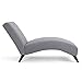 Swanson Grey Fabric Chaise Lounge