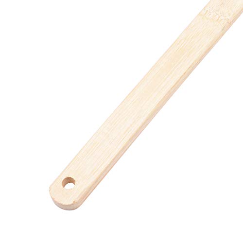 MUZOCT Wheel Brush 16 Inch Long Rim Tire Detail Clean Tool Soft Bristle Wooden Handle for Car Motorcycles Wheels