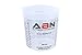 ABN Clear Plastic Mixing Cup 12-Pack 16oz Ounce / 473mL Milliliter Container with Ratios for Paint, Activators, Thinner